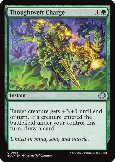 Thoughtweft Charge (Lorwyn Eclipsed) Light Play