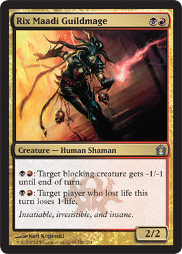 Rix Maadi Guildmage (Return to Ravnica) Light Play