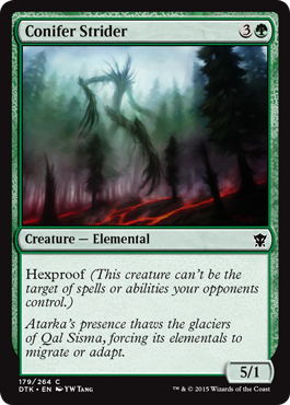 Conifer Strider (Dragons of Tarkir) Light Play