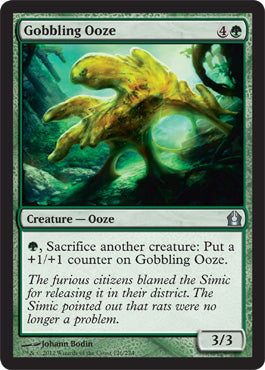 Gobbling Ooze (Return to Ravnica) Light Play Foil