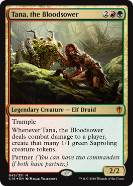 Tana, the Bloodsower (Commander 2016 Edition) Light Play Foil