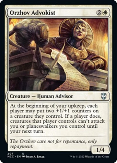 Orzhov Advokist (Commander: Streets of New Capenna) Light Play