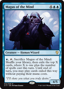 Magus of the Mind (Commander 2017) Heavy Play