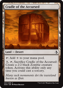 Cradle of the Accursed (Amonkhet) Light Play