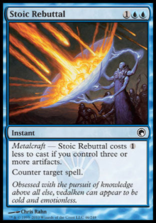 Stoic Rebuttal (Scars of Mirrodin) Light Play