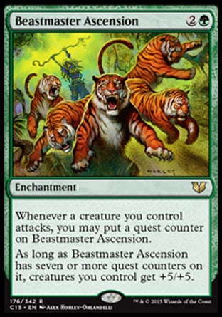 Beastmaster Ascension (Commander 2015) Light Play
