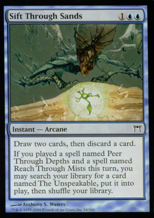 Sift Through Sands (Champions of Kamigawa) Light Play