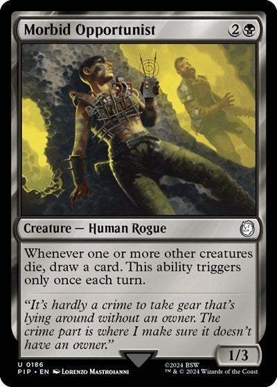 Morbid Opportunist (Universes Beyond: Fallout) Light Play