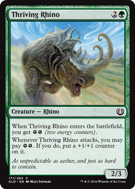 Thriving Rhino (Kaladesh) Light Play