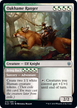 Oakhame Ranger (Throne of Eldraine) Light Play