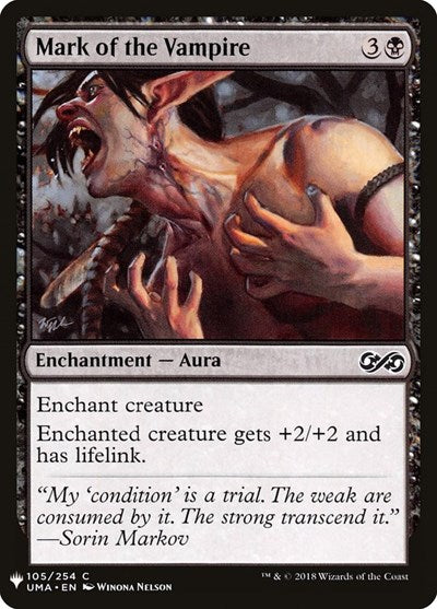 Mark of the Vampire (Mystery Booster) Light Play