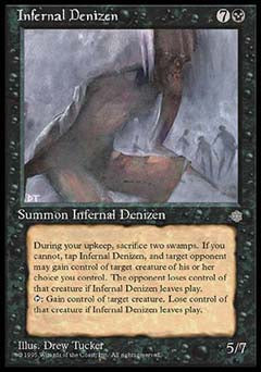 Infernal Denizen (Ice Age) Damaged / Poor