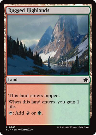 Rugged Highlands (Foundations) Light Play Foil