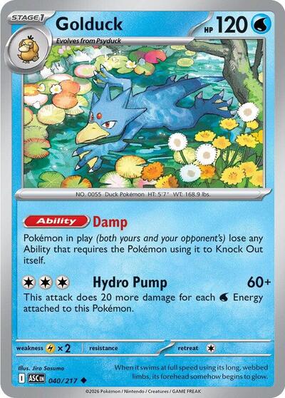 Golduck (ME: Ascended Heroes) Light Play