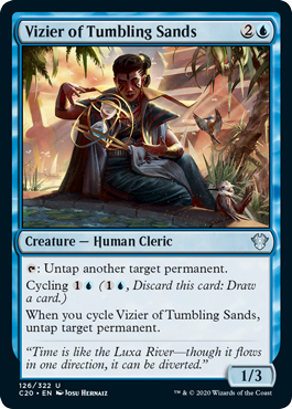 Vizier of Tumbling Sands (Commander 2020 Ikoria) Light Play