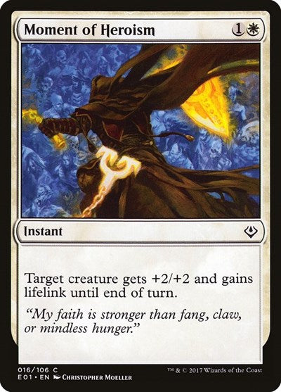 Moment of Heroism (Archenemy: Nicol Bolas) Light Play