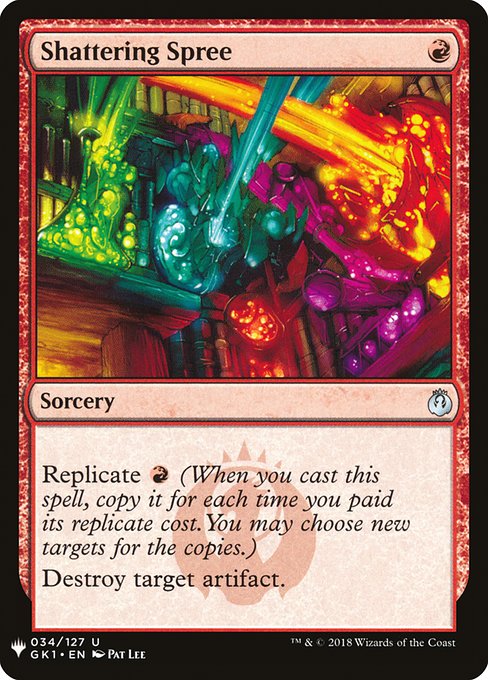 Shattering Spree (Mystery Booster) Light Play