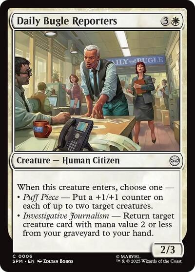 Daily Bugle Reporters (Marvel's Spider-Man) Light Play Foil