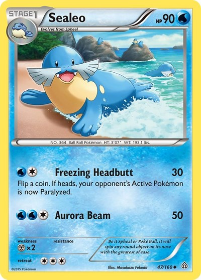 Sealeo (XY - Primal Clash) Medium Play