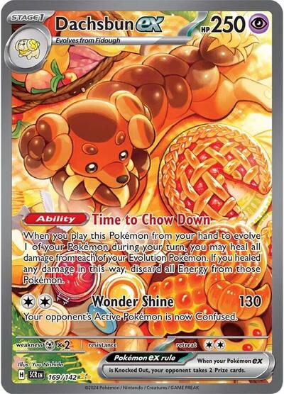 Dachsbun ex - 169 (SV07: Stellar Crown) Near Mint Holofoil
