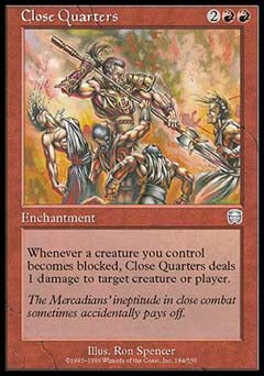 Close Quarters (Mercadian Masques) Light Play