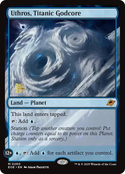Uthros, Titanic Godcore (Promos: Prerelease Cards) Near Mint Foil