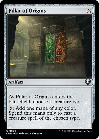Pillar of Origins (Commander Masters) Light Play