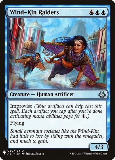 Wind-Kin Raiders (Mystery Booster) Light Play