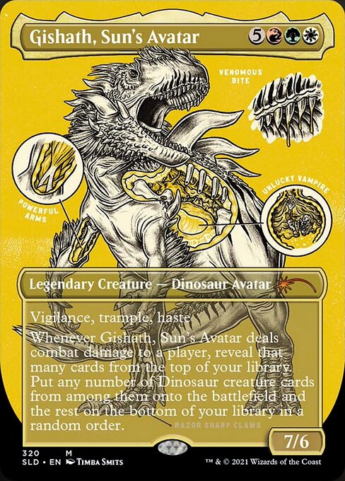 Gishath, Sun's Avatar (Secret Lair) Near Mint Etched Foil