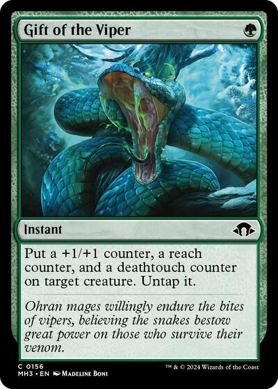 Gift of the Viper (Modern Horizons 3) Light Play