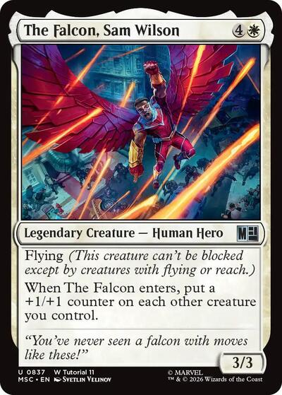 The Falcon, Sam Wilson (Commander: Marvel Super Heroes) Light Play