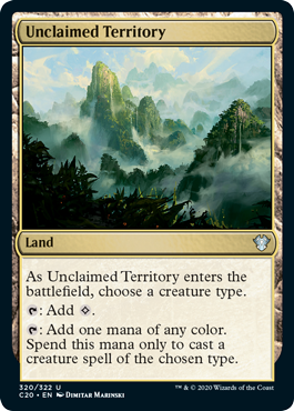 Unclaimed Territory (Commander 2020 Ikoria) Light Play