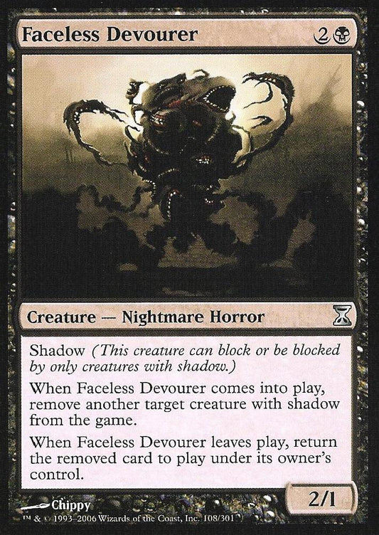 Faceless Devourer (Time Spiral) Light Play