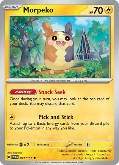 Morpeko (SV06: Twilight Masquerade) Light Play
