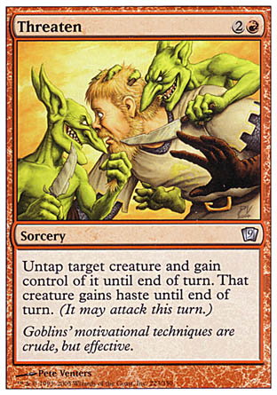 Threaten (9th Edition) Light Play