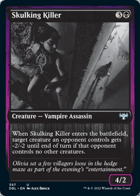Skulking Killer (Innistrad: Double Feature) Light Play