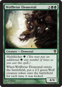 Wolfbriar Elemental (Worldwake) Light Play