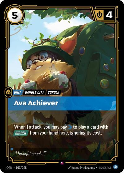 Ava Achiever (Origins) Light Play Foil