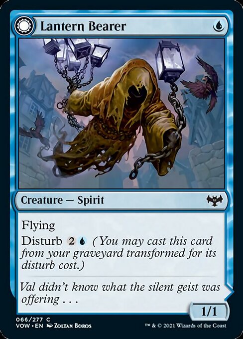 Lantern Bearer / Lanterns' Lift (Innistrad: Crimson Vow) Light Play Foil