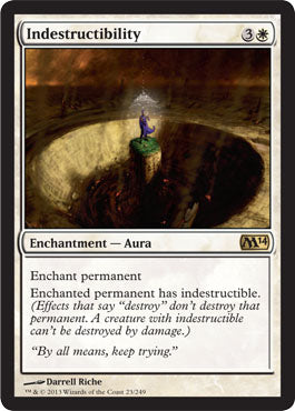 Indestructibility (Magic 2014 Core Set) Light Play