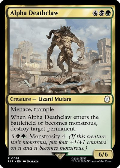 Alpha Deathclaw (Universes Beyond: Fallout) Light Play
