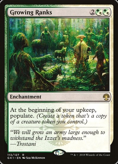 Growing Ranks (Guilds of Ravnica: Guild Kits) Light Play