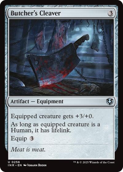 Butcher's Cleaver (Innistrad Remastered) Light Play Foil