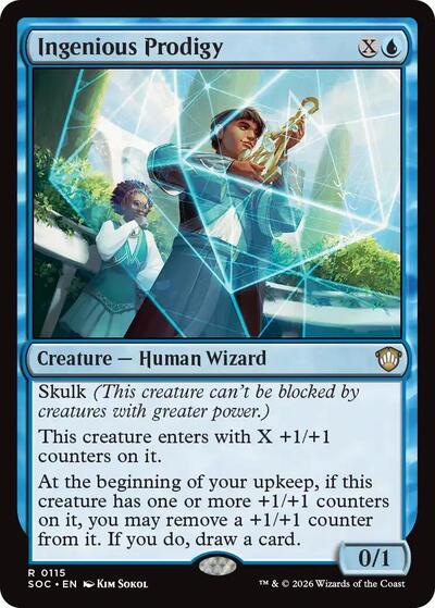 Ingenious Prodigy (Commander: Secrets of Strixhaven) Light Play