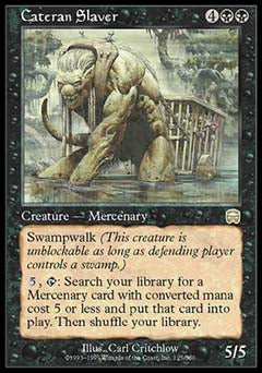 Cateran Slaver (Mercadian Masques) Light Play