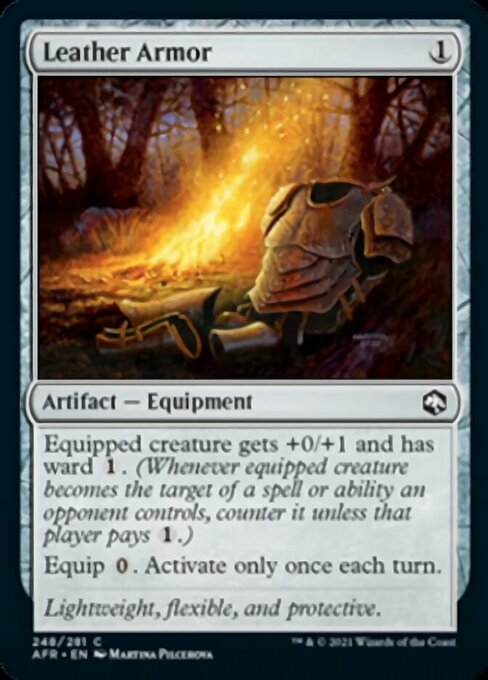 Leather Armor (Adventures in the Forgotten Realms) Light Play