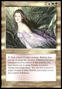 Rubinia Soulsinger (Legends) Damaged / Poor