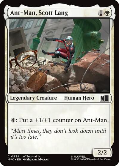 Ant-Man, Scott Lang (Commander: Marvel Super Heroes) Light Play
