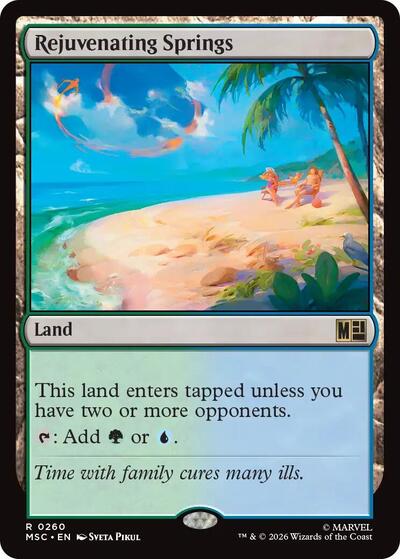 Rejuvenating Springs (Commander: Marvel Super Heroes) Near Mint
