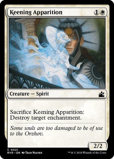 Keening Apparition (Ravnica Remastered) Light Play Foil